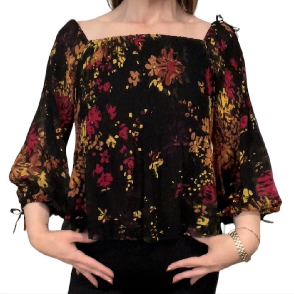 Aritzia Wilfred‎ Talence Off Shoulder Blouse pleat
